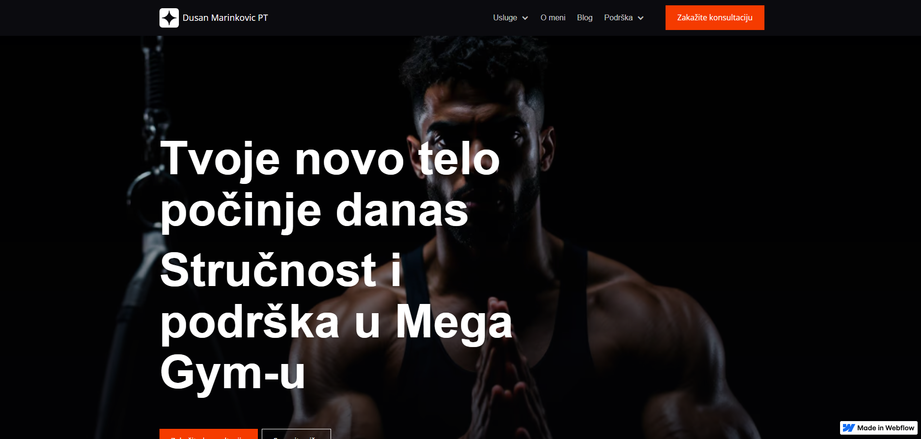 Personal Trainer Website Template